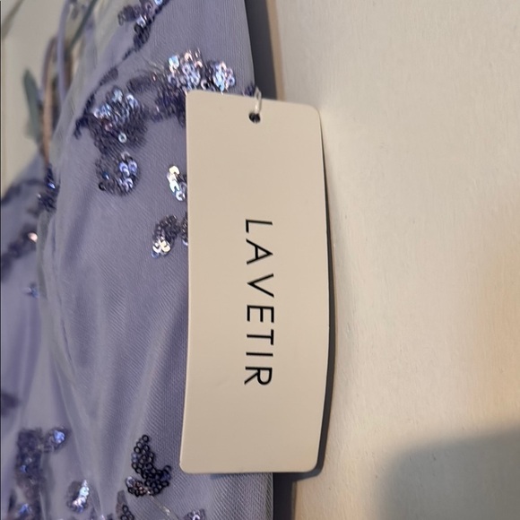 Elegant Lavender Sequin Gown - Picture 2 of 5